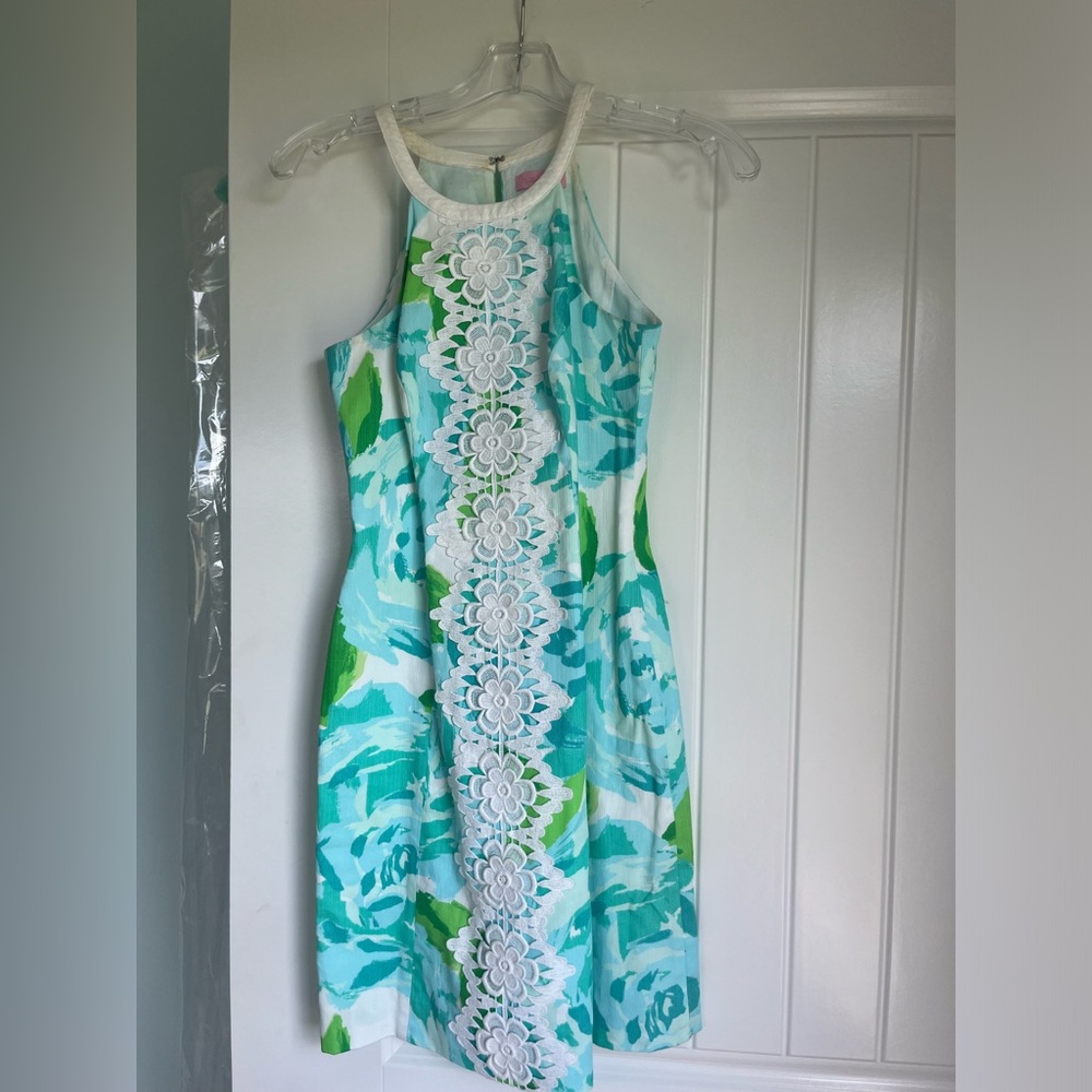 Lilly Pulitzer floral shift dress Size 00